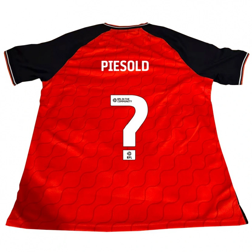 Danxen Damen Axel Piesold #0 Orange Schwarz Weiß Heimtrikot Trikot 2025/26 T-Shirt Österreich