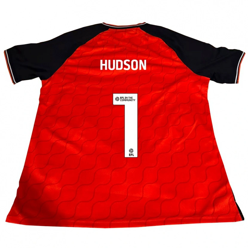 Danxen Damen Sarah Hudson #1 Orange Schwarz Weiß Heimtrikot Trikot 2025/26 T-Shirt Österreich