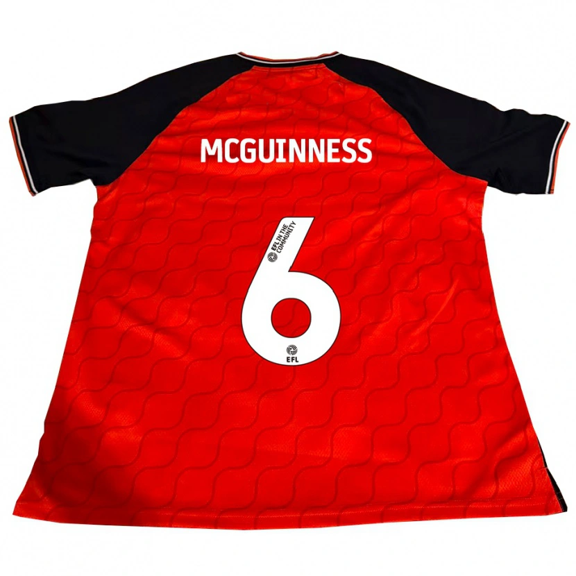 Danxen Damen Mark Mcguinness #6 Orange Schwarz Weiß Heimtrikot Trikot 2025/26 T-Shirt Österreich