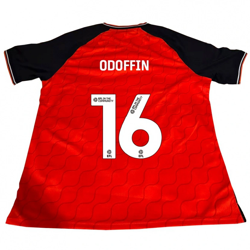Danxen Damen Hakeem Odoffin #16 Orange Schwarz Weiß Heimtrikot Trikot 2025/26 T-Shirt Österreich