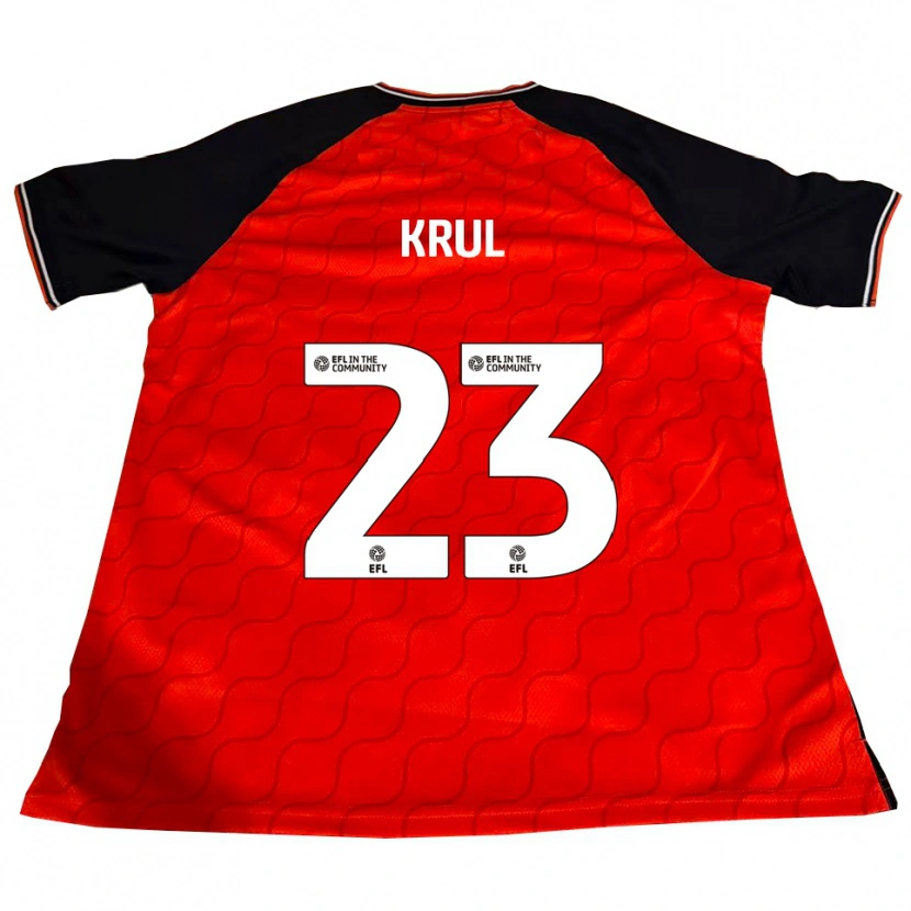 Danxen Damen Tim Krul #23 Orange Schwarz Weiß Heimtrikot Trikot 2025/26 T-Shirt Österreich