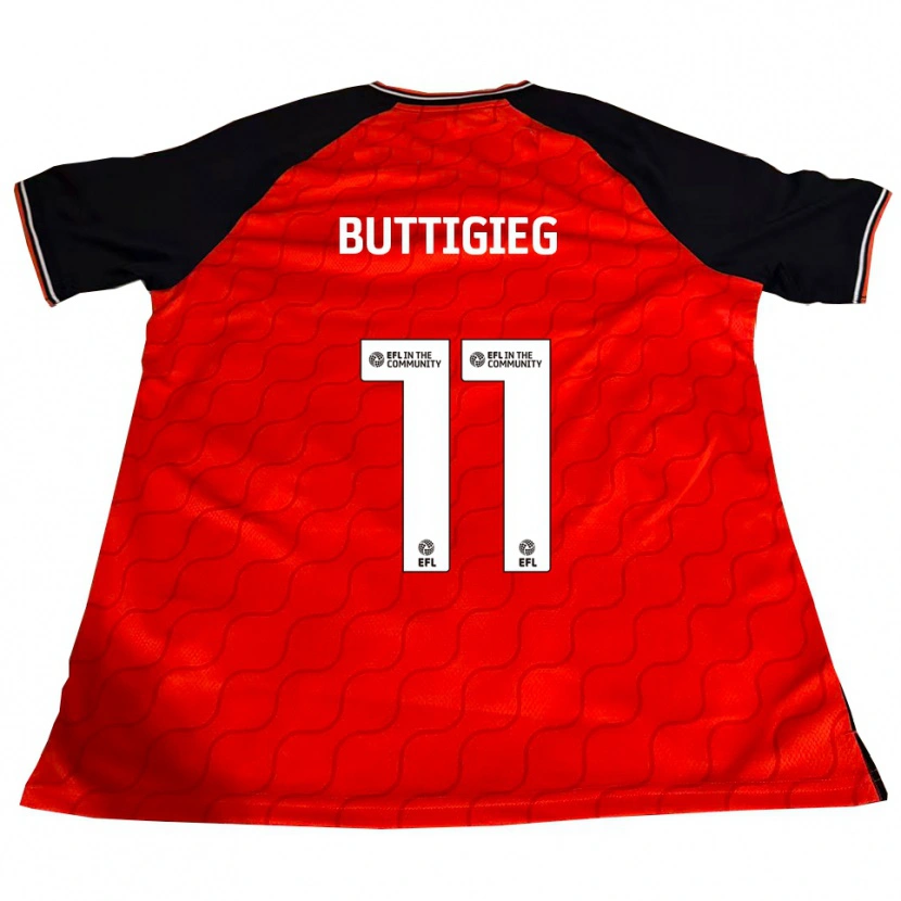 Danxen Damen Fiona Buttigieg #11 Orange Schwarz Weiß Heimtrikot Trikot 2025/26 T-Shirt Österreich