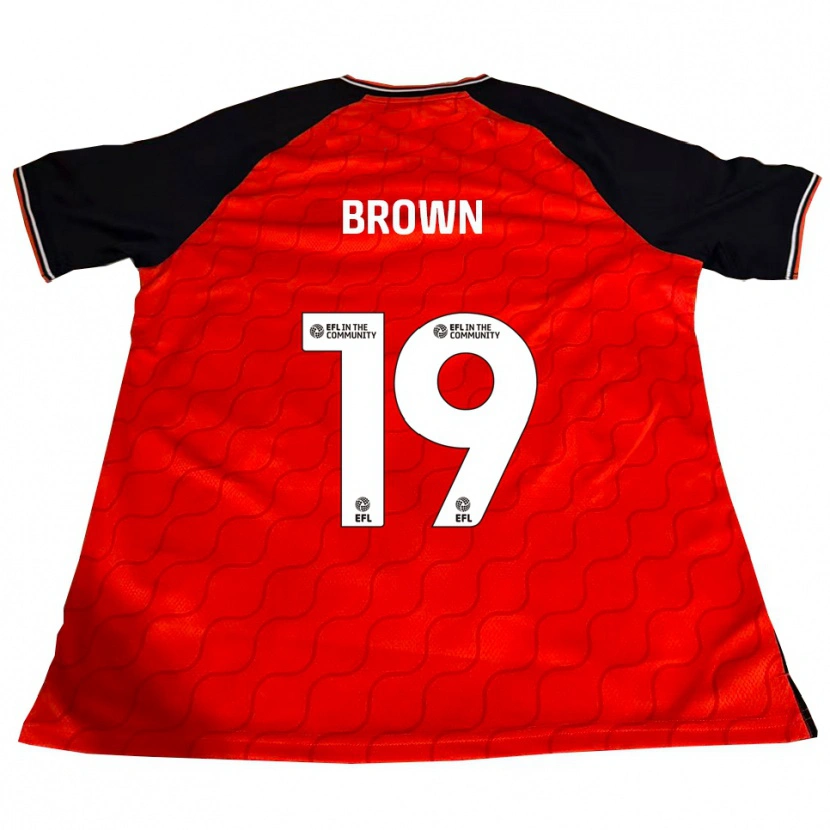 Danxen Damen Jacob Brown #19 Orange Schwarz Weiß Heimtrikot Trikot 2025/26 T-Shirt Österreich