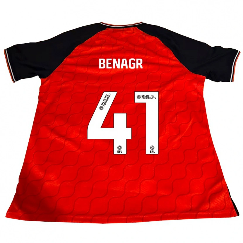 Danxen Damen Benedict Benagr #41 Orange Schwarz Weiß Heimtrikot Trikot 2025/26 T-Shirt Österreich