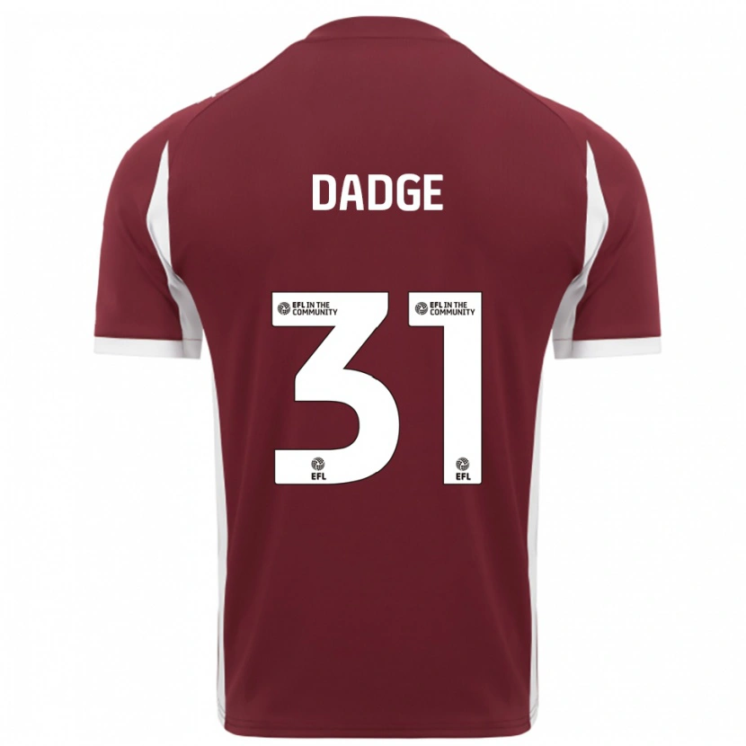 Danxen Damen James Dadge #31 Burgunderrot Weiß Heimtrikot Trikot 2025/26 T-Shirt Österreich