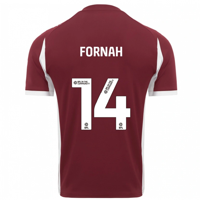 Danxen Damen Tyrese Fornah #14 Burgunderrot Weiß Heimtrikot Trikot 2025/26 T-Shirt Österreich