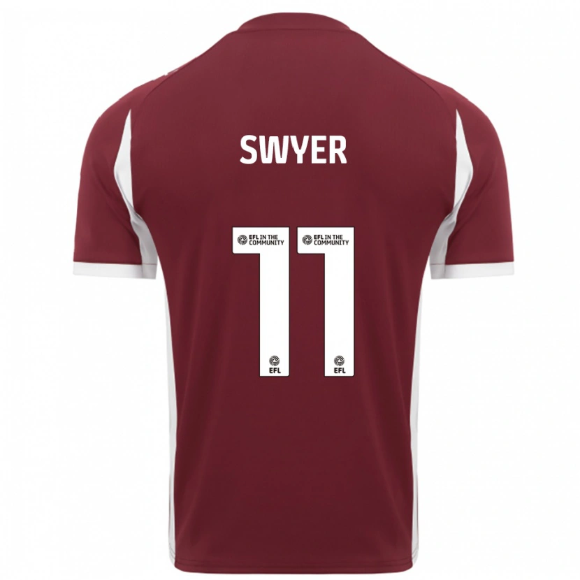 Danxen Damen Kamarai Swyer #11 Burgunderrot Weiß Heimtrikot Trikot 2025/26 T-Shirt Österreich