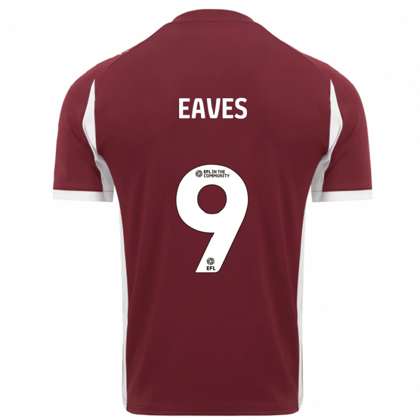 Danxen Damen Tom Eaves #9 Burgunderrot Weiß Heimtrikot Trikot 2025/26 T-Shirt Österreich
