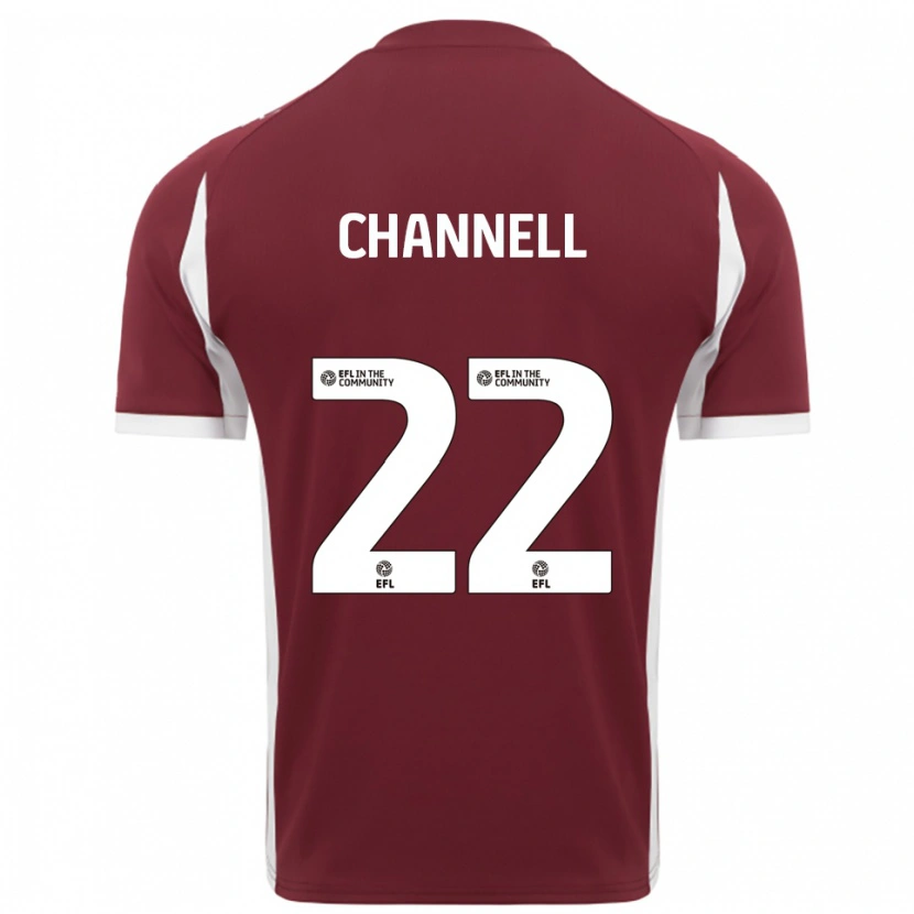 Danxen Damen Laila Channell #22 Burgunderrot Weiß Heimtrikot Trikot 2025/26 T-Shirt Österreich