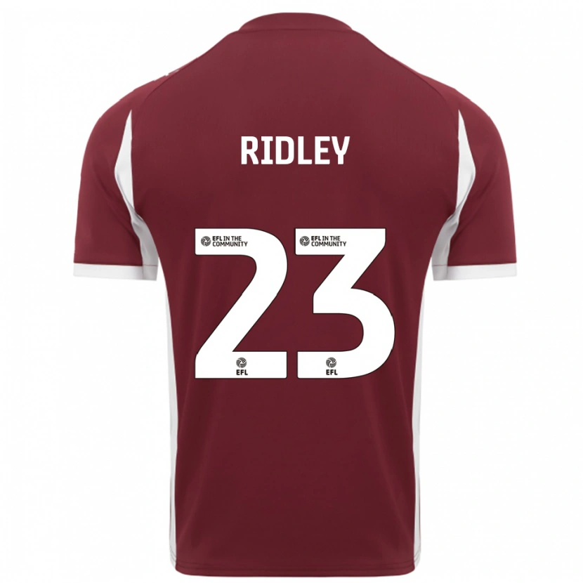 Danxen Damen Paige Ridley #23 Burgunderrot Weiß Heimtrikot Trikot 2025/26 T-Shirt Österreich