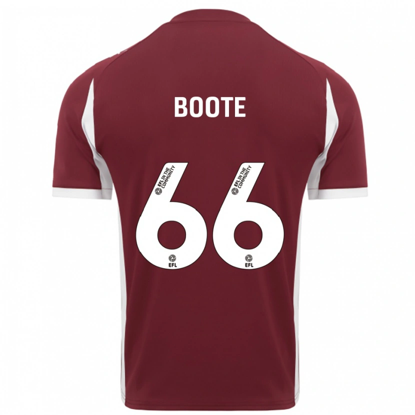 Danxen Damen Zoe Boote #66 Burgunderrot Weiß Heimtrikot Trikot 2025/26 T-Shirt Österreich
