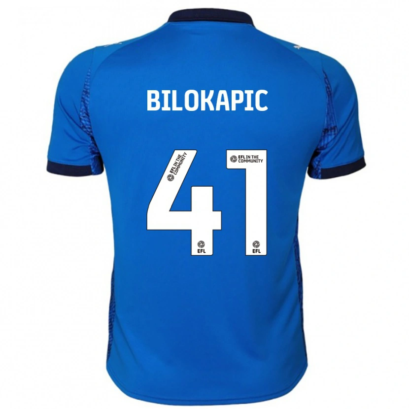 Danxen Damen Nicholas Bilokapic #41 Blau Weiß Heimtrikot Trikot 2025/26 T-Shirt Österreich