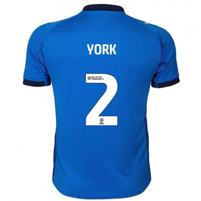 Danxen Damen Ellie York #2 Blau Weiß Heimtrikot Trikot 2025/26 T-Shirt Österreich