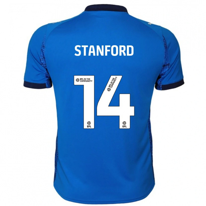 Danxen Damen Jessica Stanford #14 Blau Weiß Heimtrikot Trikot 2025/26 T-Shirt Österreich