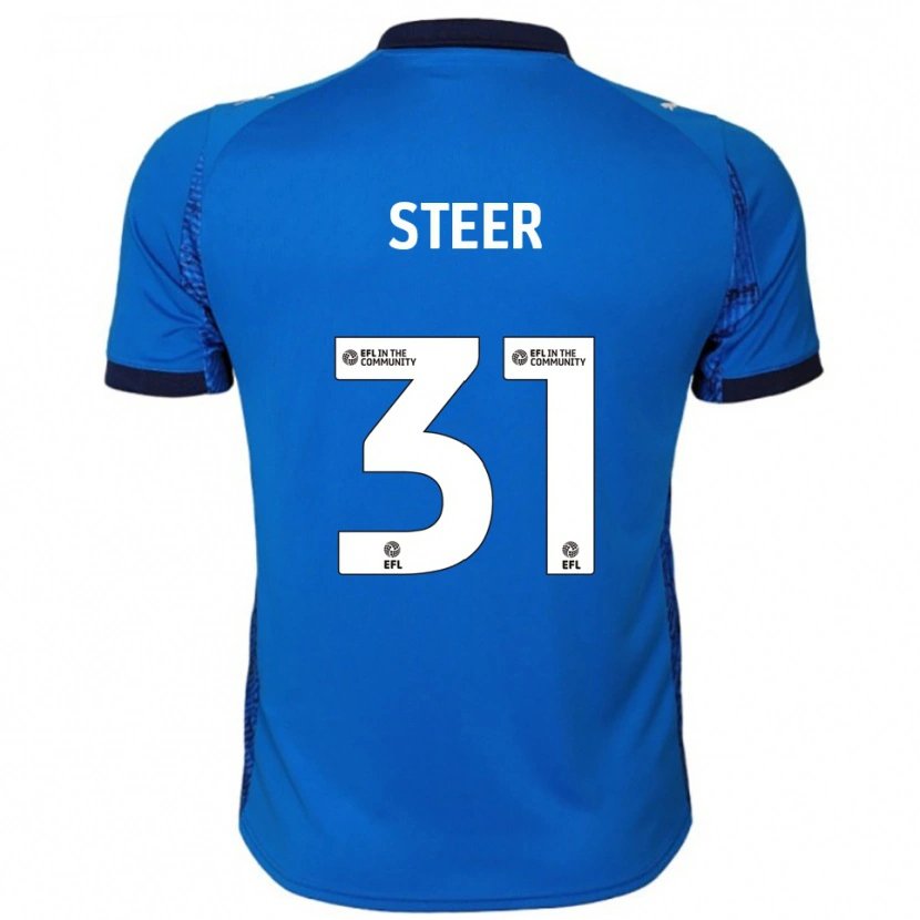 Danxen Damen Jed Steer #31 Blau Weiß Heimtrikot Trikot 2025/26 T-Shirt Österreich
