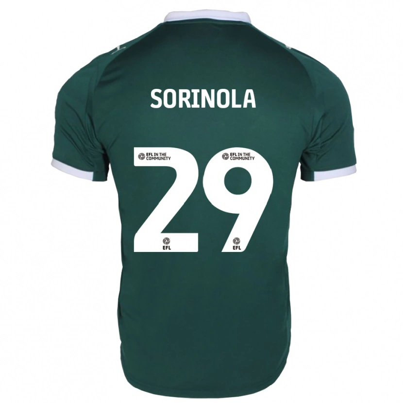 Danxen Damen Matthew Sorinola #29 Grün Weiß Heimtrikot Trikot 2025/26 T-Shirt Österreich