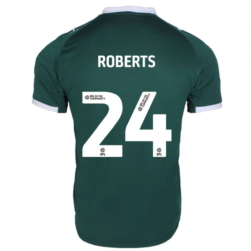 Danxen Damen Caleb Roberts #24 Grün Weiß Heimtrikot Trikot 2025/26 T-Shirt Österreich