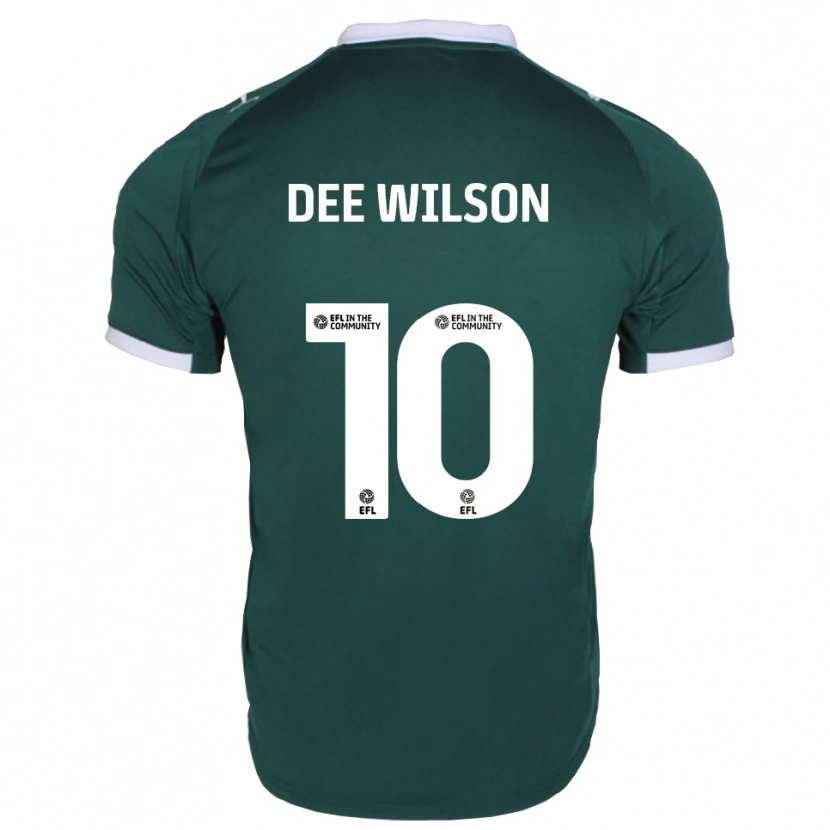 Danxen Damen Georgia Dee Wilson #10 Grün Weiß Heimtrikot Trikot 2025/26 T-Shirt Österreich