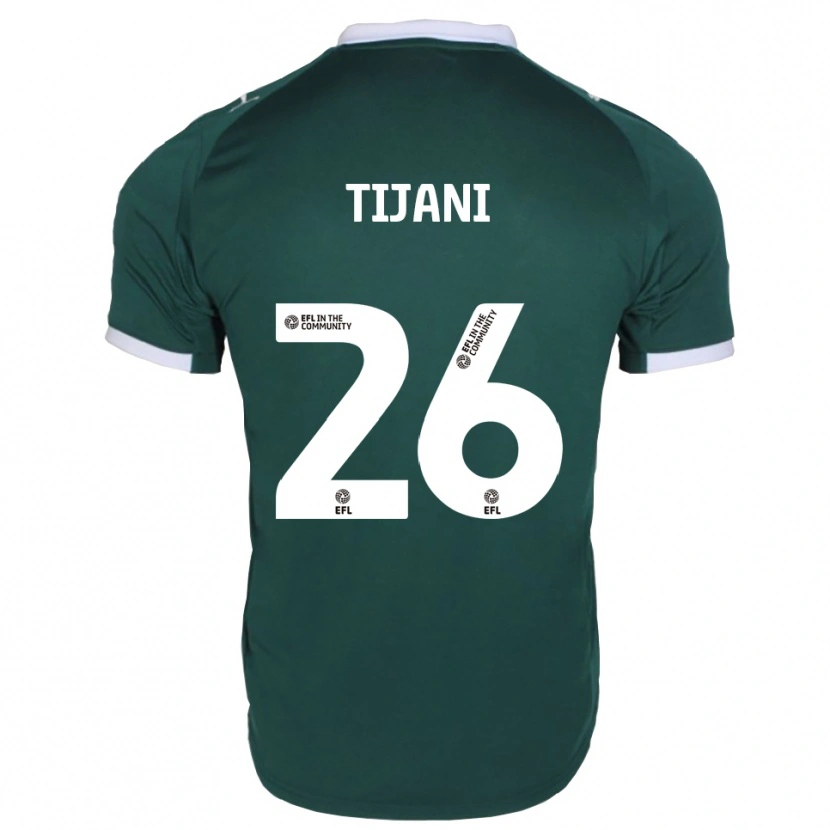 Danxen Damen Muhamed Tijani #26 Grün Weiß Heimtrikot Trikot 2025/26 T-Shirt Österreich