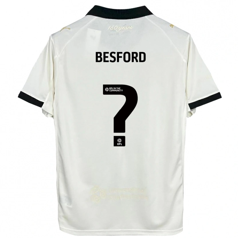 Danxen Damen Callum Besford #0 Cremeweiß Schwarz Heimtrikot Trikot 2025/26 T-Shirt Österreich