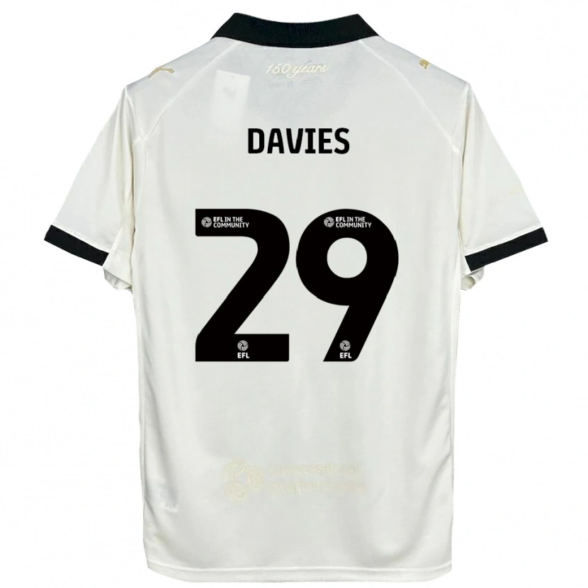 Danxen Damen Arron Davies #29 Cremeweiß Schwarz Heimtrikot Trikot 2025/26 T-Shirt Österreich