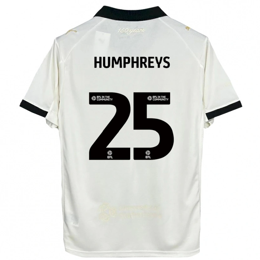 Danxen Damen Cameron Humphreys #25 Cremeweiß Schwarz Heimtrikot Trikot 2025/26 T-Shirt Österreich