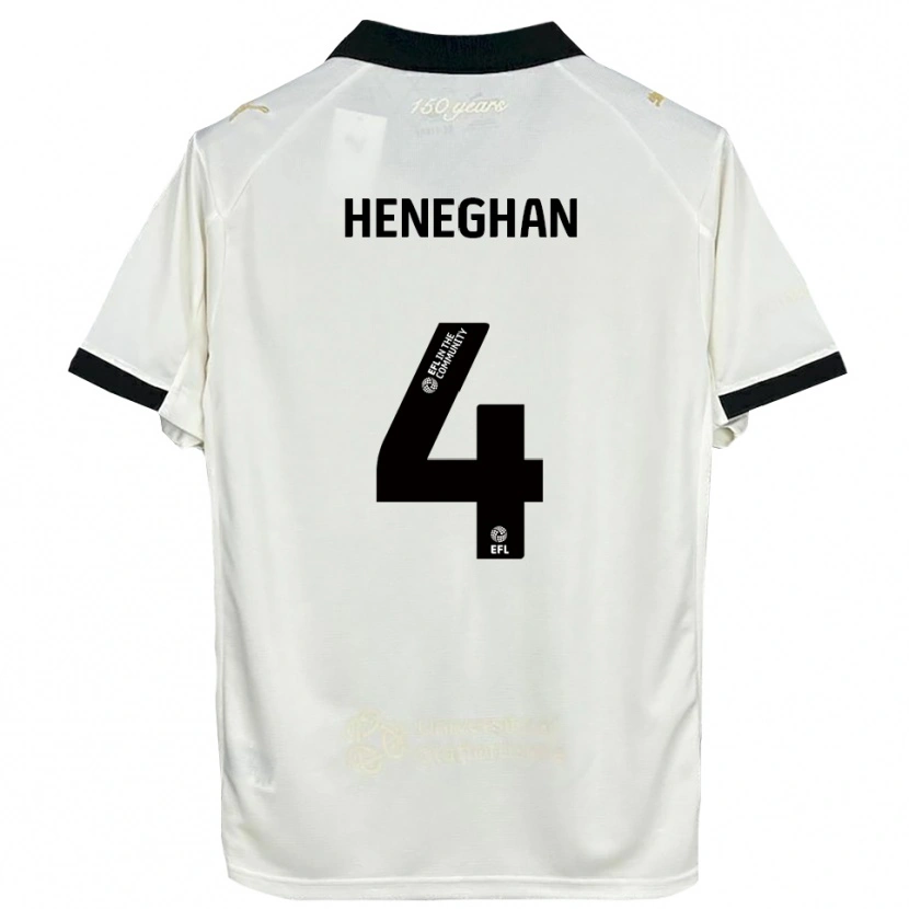 Danxen Damen Ben Heneghan #4 Cremeweiß Schwarz Heimtrikot Trikot 2025/26 T-Shirt Österreich