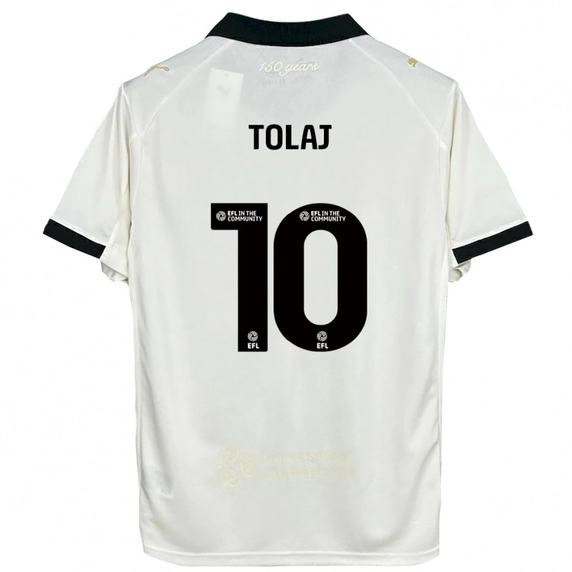 Danxen Damen Lorent Tolaj #10 Cremeweiß Schwarz Heimtrikot Trikot 2025/26 T-Shirt Österreich