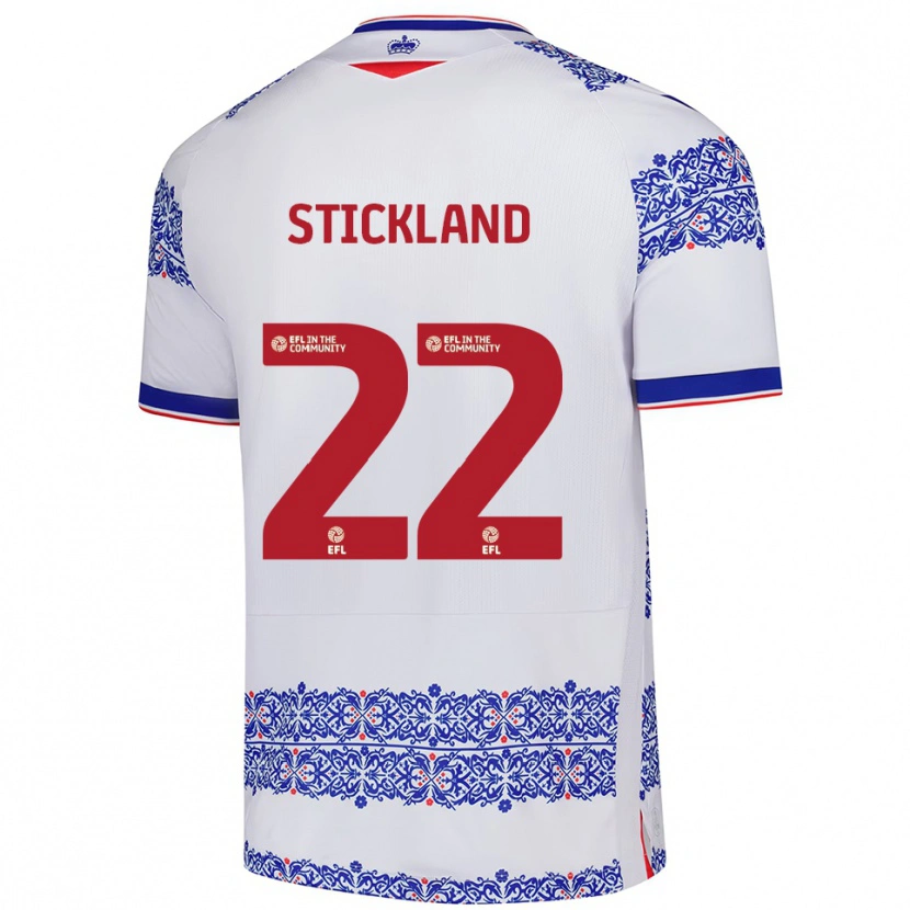 Danxen Damen Michael Stickland #22 Weiß Blau Heimtrikot Trikot 2025/26 T-Shirt Österreich