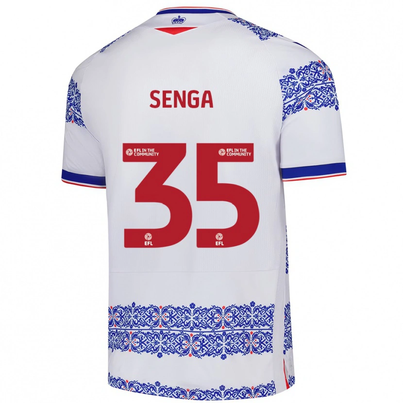 Danxen Damen Jack Senga #35 Weiß Blau Heimtrikot Trikot 2025/26 T-Shirt Österreich