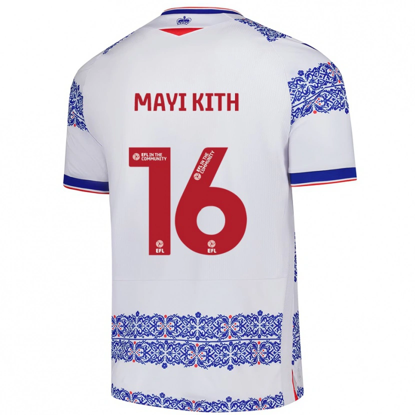 Danxen Damen Easther Mayi Kith #16 Weiß Blau Heimtrikot Trikot 2025/26 T-Shirt Österreich