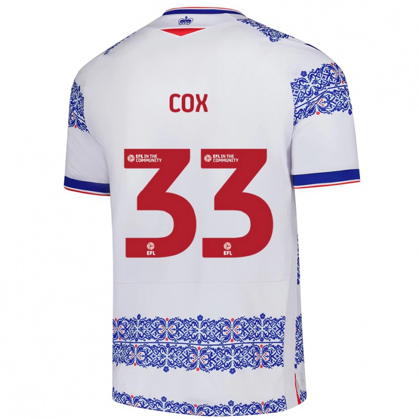 Danxen Damen Bella Cox #33 Weiß Blau Heimtrikot Trikot 2025/26 T-Shirt Österreich