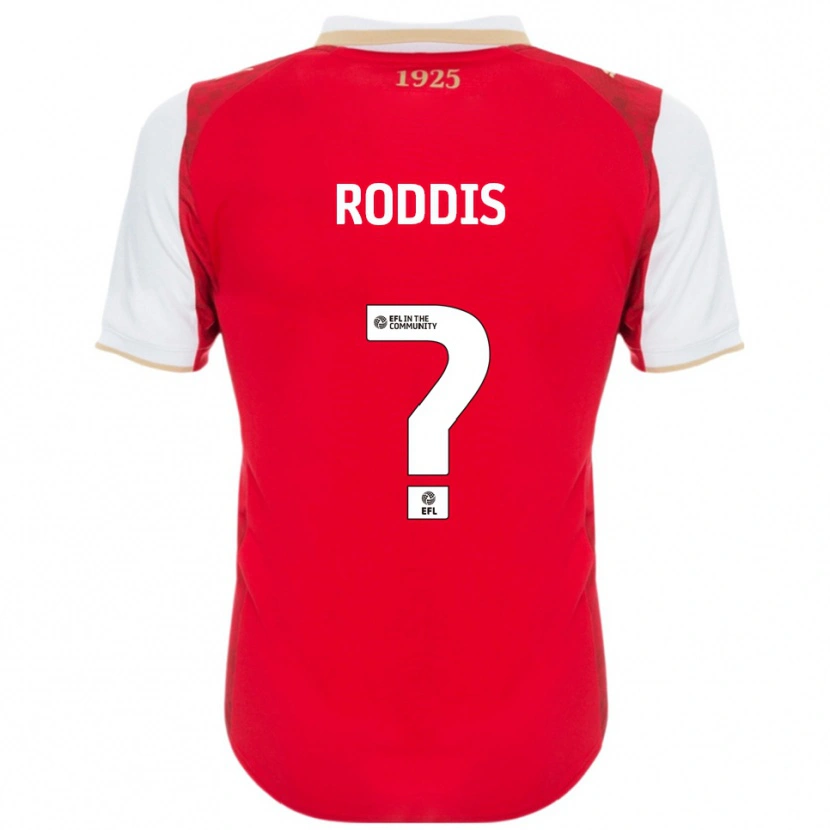 Danxen Damen Harry Roddis #0 Rot Weiß Heimtrikot Trikot 2025/26 T-Shirt Österreich