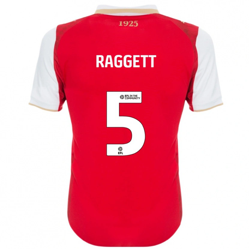 Danxen Damen Sean Raggett #5 Rot Weiß Heimtrikot Trikot 2025/26 T-Shirt Österreich