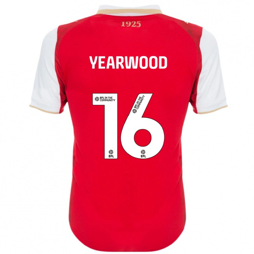 Danxen Damen Dru Yearwood #16 Rot Weiß Heimtrikot Trikot 2025/26 T-Shirt Österreich