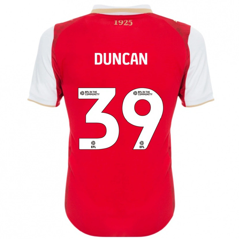 Danxen Damen Harrison Duncan #39 Rot Weiß Heimtrikot Trikot 2025/26 T-Shirt Österreich