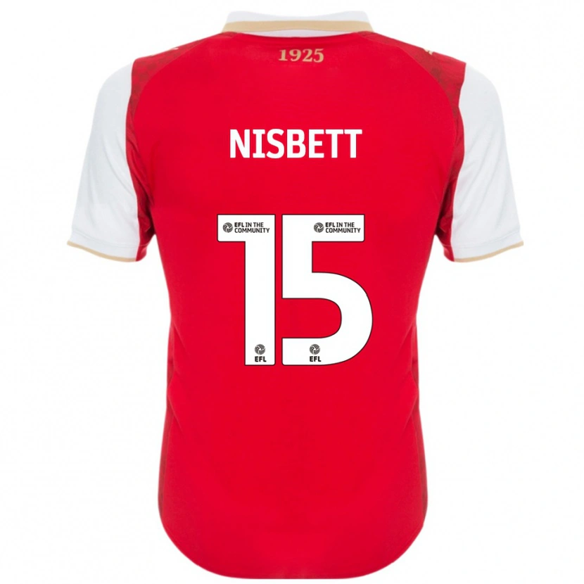 Danxen Damen Kanye Nisbett #15 Rot Weiß Heimtrikot Trikot 2025/26 T-Shirt Österreich