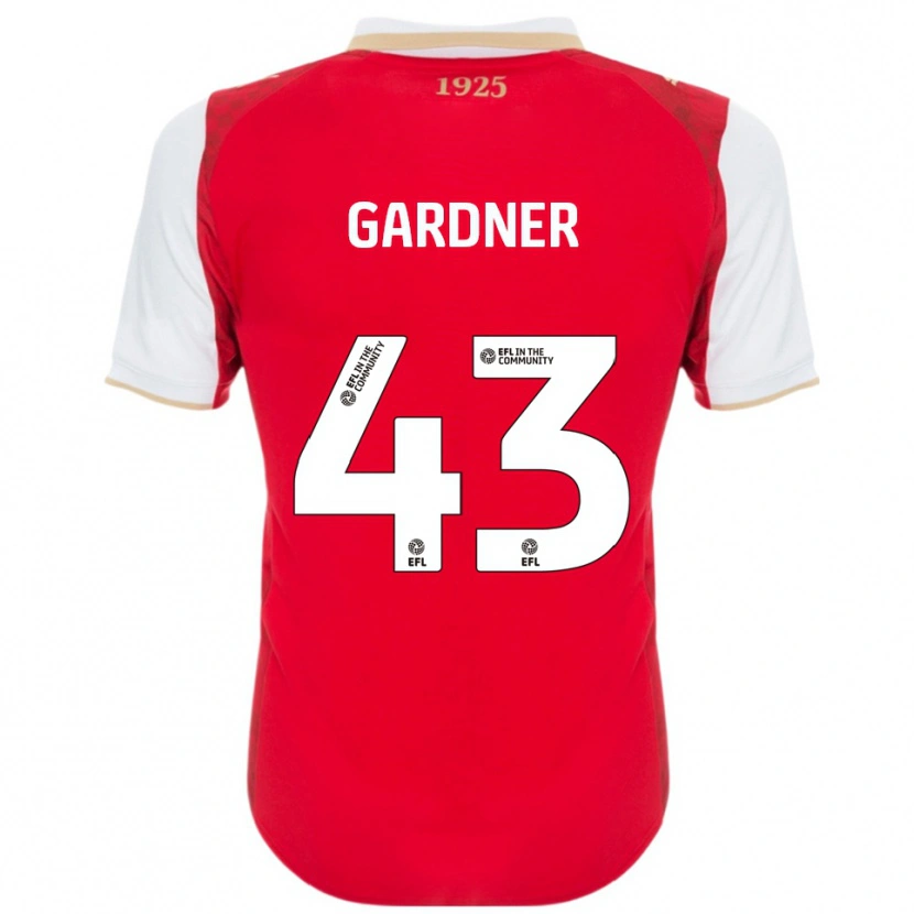 Danxen Damen Dean Gardner #43 Rot Weiß Heimtrikot Trikot 2025/26 T-Shirt Österreich