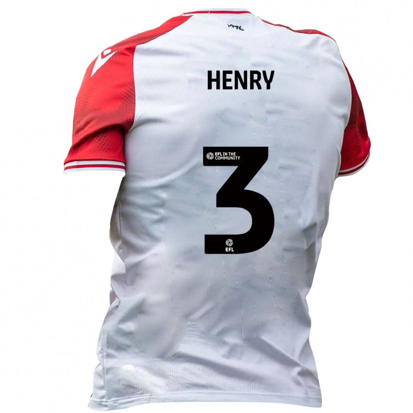 Danxen Damen Louie Henry #3 Weiß Rot Heimtrikot Trikot 2025/26 T-Shirt Österreich