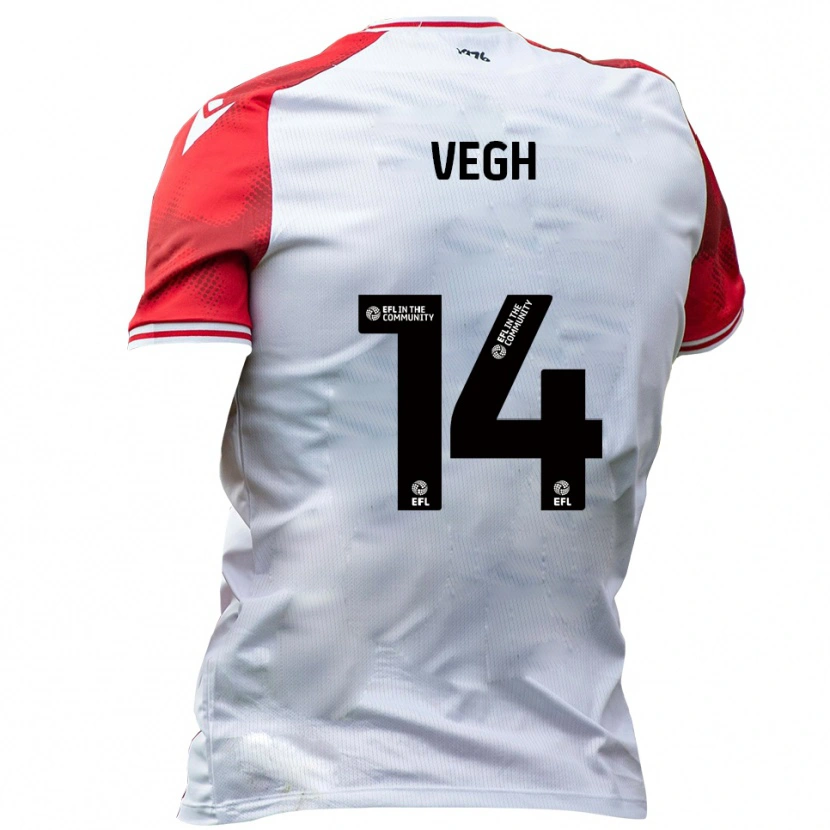 Danxen Damen Harvey Vegh #14 Weiß Rot Heimtrikot Trikot 2025/26 T-Shirt Österreich