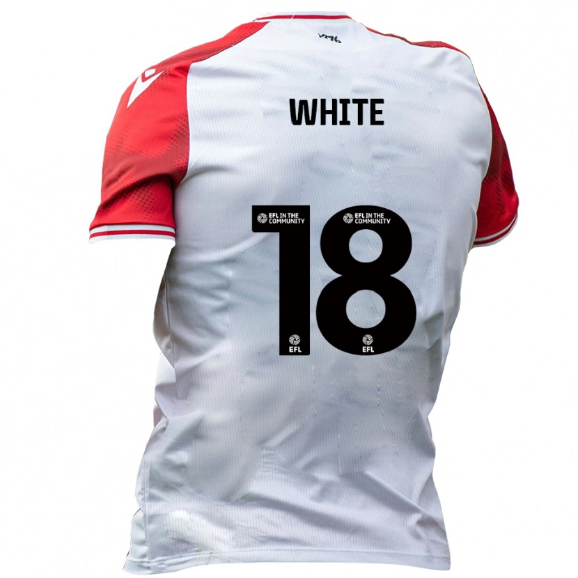 Danxen Damen Harvey White #18 Weiß Rot Heimtrikot Trikot 2025/26 T-Shirt Österreich