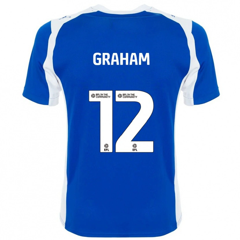 Danxen Damen Leo Graham #12 Blau Weiß Heimtrikot Trikot 2025/26 T-Shirt Österreich