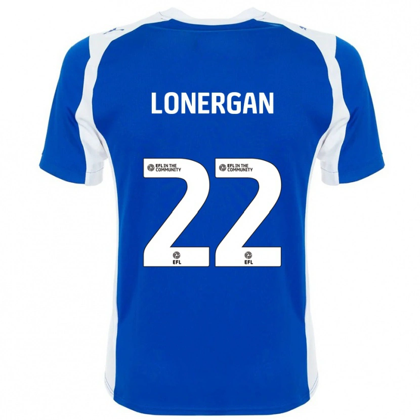 Danxen Damen Andy Lonergan #22 Blau Weiß Heimtrikot Trikot 2025/26 T-Shirt Österreich