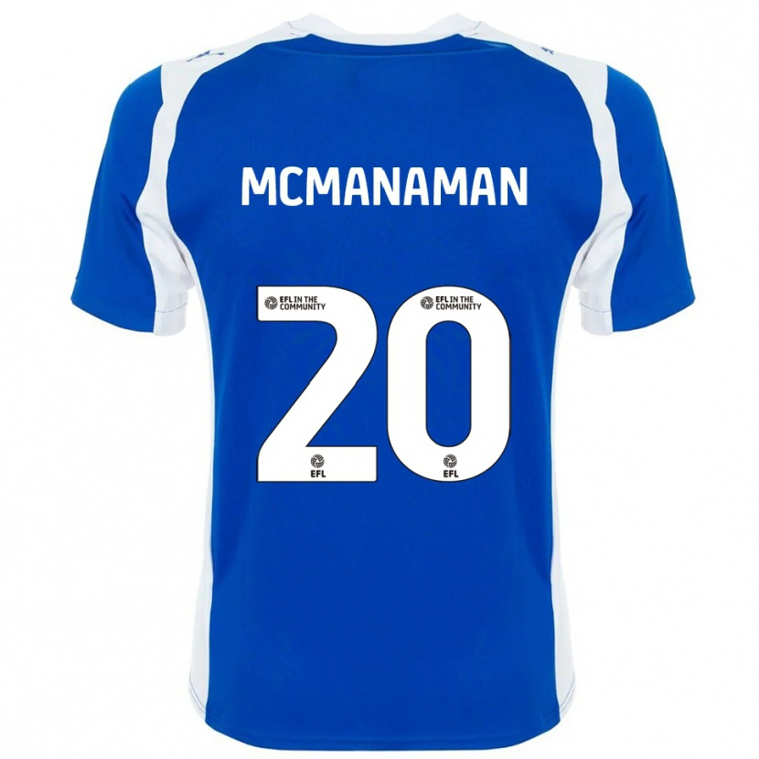 Danxen Damen Callum Mcmanaman #20 Blau Weiß Heimtrikot Trikot 2025/26 T-Shirt Österreich