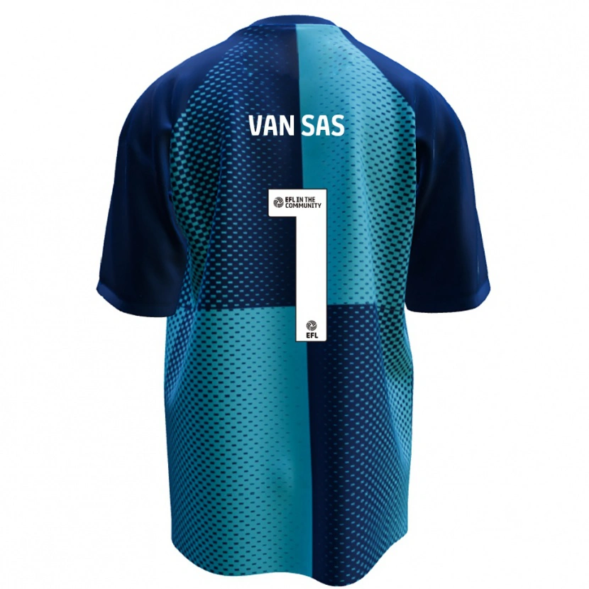 Danxen Damen Mikki Van Sas #1 Blau Himmelblau Heimtrikot Trikot 2025/26 T-Shirt Österreich
