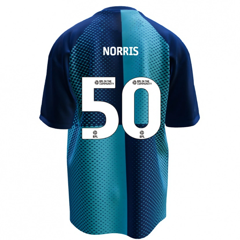 Danxen Damen Will Norris #50 Blau Himmelblau Heimtrikot Trikot 2025/26 T-Shirt Österreich