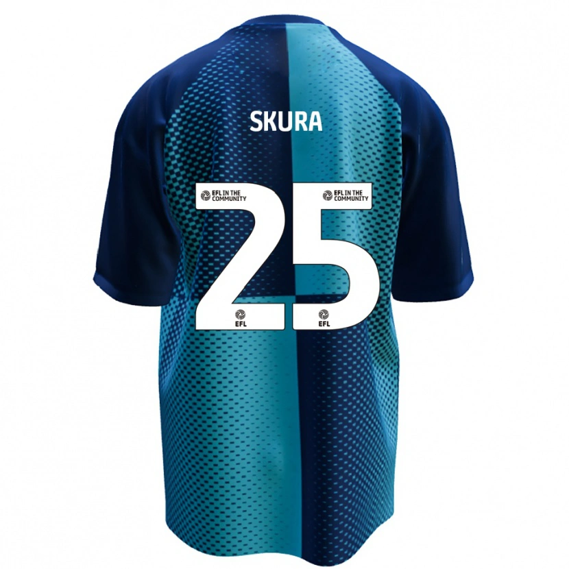 Danxen Damen Declan Skura #25 Blau Himmelblau Heimtrikot Trikot 2025/26 T-Shirt Österreich
