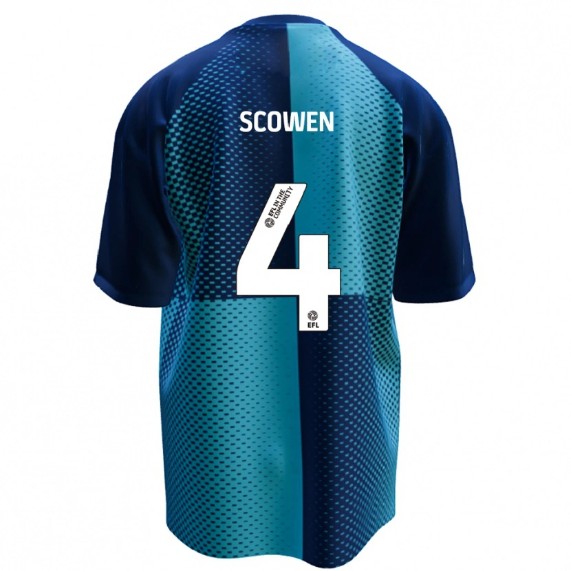Danxen Damen Josh Scowen #4 Blau Himmelblau Heimtrikot Trikot 2025/26 T-Shirt Österreich