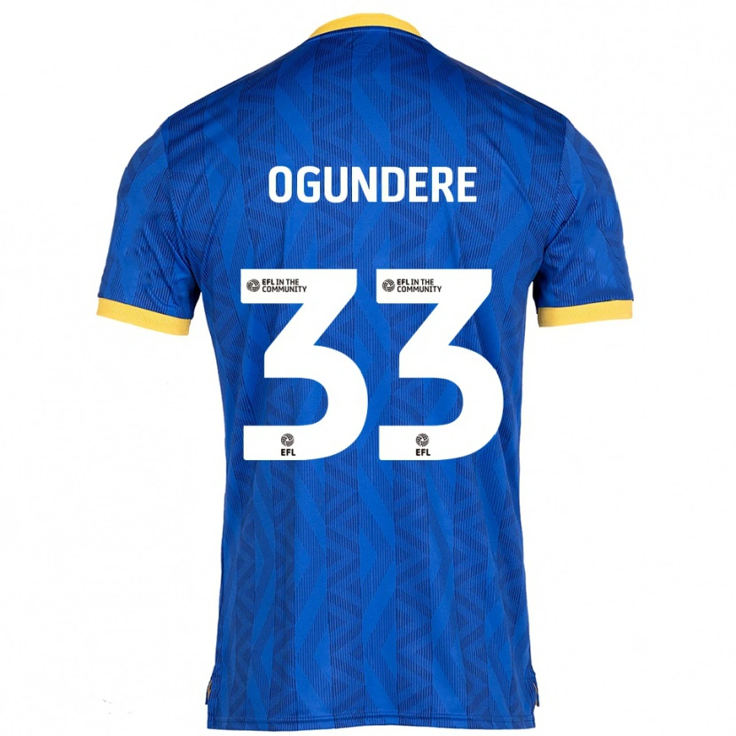 Danxen Damen Isaac Ogundere #33 Marine Gelb Heimtrikot Trikot 2025/26 T-Shirt Österreich