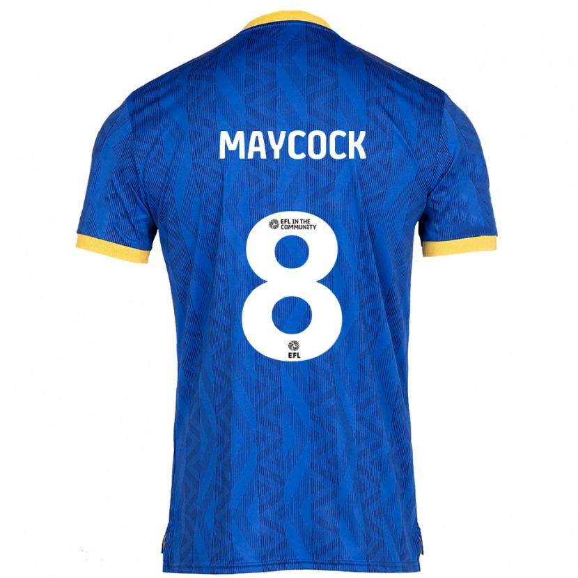 Danxen Damen Callum Maycock #8 Marine Gelb Heimtrikot Trikot 2025/26 T-Shirt Österreich